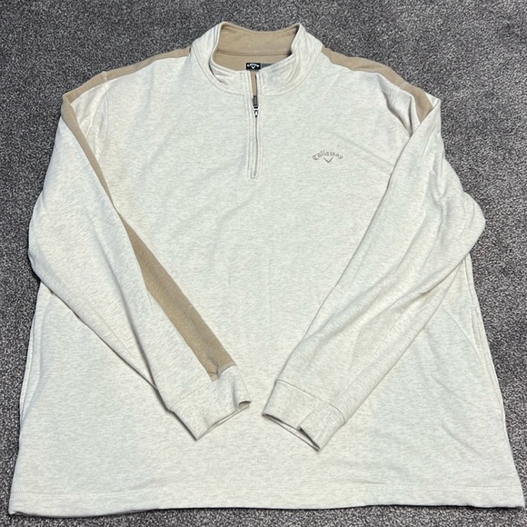 Callaway Other - Callaway Golf Tech Fleece 1/4 Zip Mens 2XL Long Sleeve Pullover w/Pockets